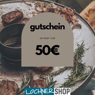 Gutschein 50,00