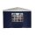 Seitenplane für Pavillon, 3x1,9 Meter, Polyester blau mit Fenster