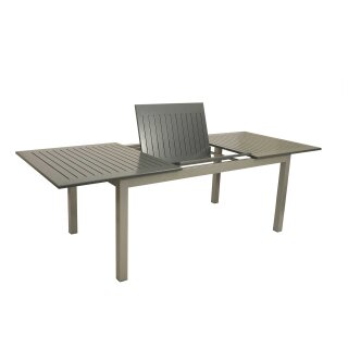 Ausziehtisch BAJAZZO 175/245x100cm, Aluminium grau
