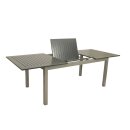 Ausziehtisch BAJAZZO 175/245x100cm, Aluminium grau