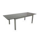 Ausziehtisch BAJAZZO 175/245x100cm, Aluminium grau