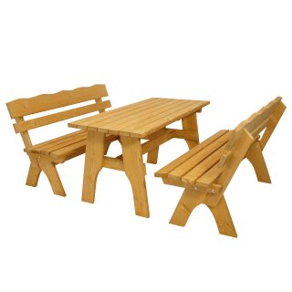 Garnitur FREITAL 3-teilig 150cm, Kiefer imprägniert