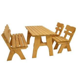 Garnitur FREITAL 4-teilig 150cm, Kiefer imprägniert