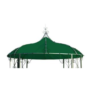 Ersatzdach für Pavillon BURMA, Polyester PVC-beschichtet dunkelgrün
