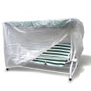 Abdeckhaube Hollywoodschaukel 4-sitzer 250cm, PE transparent