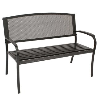 Gartenbank COMO, Streckmetall, anthrazit, 2-Sitzer