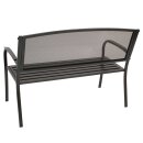 Gartenbank COMO, Streckmetall, anthrazit, 2-Sitzer