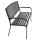 Gartenbank COMO, Streckmetall, anthrazit, 2-Sitzer