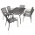 Garnitur CLASSIC 7-tlg., Streckmetall anthrazit