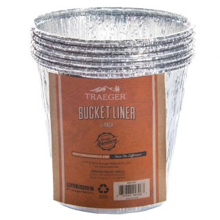 Traeger Aluminiumeinsatz für Fettauffang-Eimer - 5er Pack