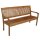 Gartenbank MARACANA, Akazie-Holz, Natur, 3-Sitzer