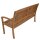 Gartenbank MARACANA, Akazie-Holz, Natur, 3-Sitzer