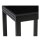 Balkon-Ausziehtisch TORINO, 65 - 130 x 65 cm,  Alu/Glas, Anthrazit/Schwarz, Rechteckig