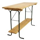 Stehtisch BAMBERG 113 cm klappbar, Metall + Holz...