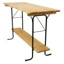 Stehtisch BAMBERG 113 cm klappbar, Metall + Holz...