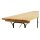 Stehtisch BAMBERG 113 cm klappbar, Metall + Holz lackiert, mit Fuss-Stütze