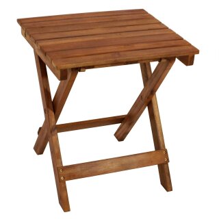 Klapp Beistelltisch MONTERIA 38x43cm, Akazie geölt