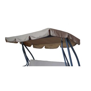 Dachplane für Hollywoodschaukel MIAMI 228x120cm, cremefarben