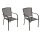 Garnitur CLASSIC 3-teilig, Streckmetall anthrazit
