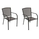 Garnitur CLASSIC 5-teilig, Streckmetall anthrazit