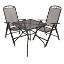 Garnitur CLASSIC 3-teilig, Streckmetall anthrazit