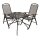 Garnitur CLASSIC 3-teilig, Streckmetall anthrazit
