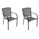 Garnitur CLASSIC 4-teilig, Streckmetall anthrazit