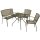 Garnitur CLASSIC 4-teilig, Streckmetall anthrazit
