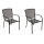 Garnitur CLASSIC 4-teilig, Streckmetall anthrazit