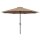Marktschirm 300cm rund, Gestell Aluminium, Bezug 100% Polyester taupefarben