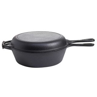 All Grill 2in1 Gusseisen Topf & Pfanne, Ø 26 cm