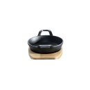 All Grill Gusseisenpfännchen mit Holzuntersetzer Ø 18 cm
