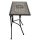 Wandtisch SIENA rechteckig 45x90cm, Eisen + Mosaik grau