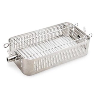 Napoleon Edelstahl-Grillkorb für Drehspieß, verstellbar