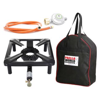 All Grill Hockerkocher-Set (klein)  inkl. Tasche & Gasanschluß