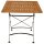 Klapptisch HOFGARTEN 75x75cm, Flachstahl + Eukaylptus, FSC®-zertifiziert