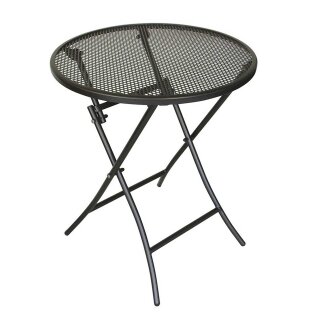 Klapptisch MOCCA 60cm rund, Streckmetall eisengrau