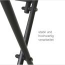 Klapptisch MOCCA 60cm rund, Streckmetall eisengrau
