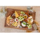 BBQ BRETT Schneidebrett 60 x 40 x 4 cm Nussholz