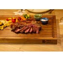 BBQ BRETT Schneidebrett 60 x 40 x 4 cm Nussholz