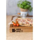 BBQ BRETT Schneidebrett 60 x 40 x 4 cm Nussholz
