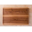 BBQ BRETT Schneidebrett 60 x 40 x 4 cm Nussholz