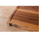BBQ BRETT Schneidebrett 60 x 40 x 4 cm Nussholz
