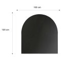 VALO Metallbodenplatte Rundbogen 100x120 cm, Stärke...