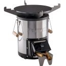PETROMAX Raketenofen Set - Raketenofen rf33 + Grillplatte + 20x Feuerkit