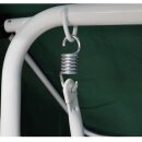 Hollywoodschaukel FLORIDA 3-sitzer, weiss / grün