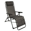 Relaxsessel NIZZA, Metall grau + Kunstgewebe schwarz,...