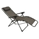 Relaxsessel NIZZA, Metall grau + Kunstgewebe schwarz,...