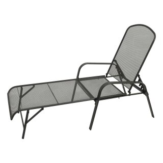 Gartenliege CLASSIC, Streckmetall anthrazit