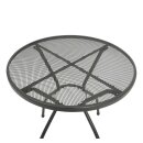 Bistrotisch CLASSIC 70cm rund, Streckmetall anthrazit